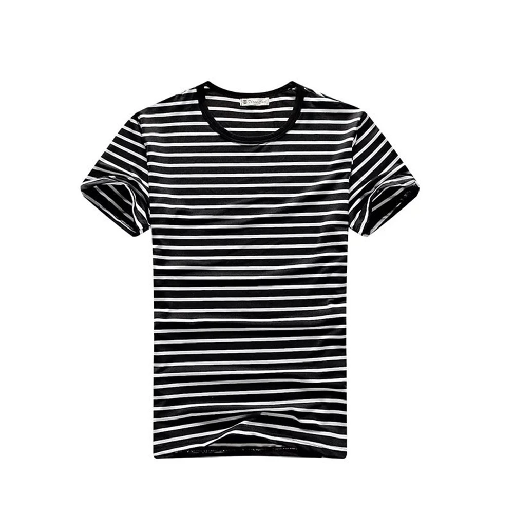 

Stripe T-shirt For Mens Beautiful Giant Casual Style Comfort Breathable Soft Short Sleeve T-Shirts Tees O Neck Streetwear Tops