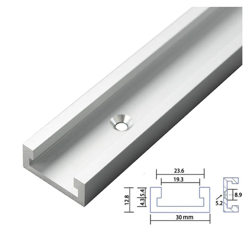 Aluminium alloy T-tracks Slot Miter Track And Miter Bar Slider Table Saw Miter Gauge Rod Woodworking Tools DIY 5