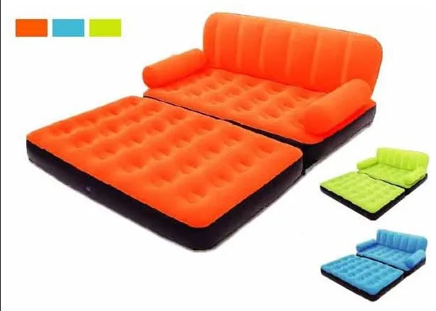 Sofa Bed Outdoor Home Picnic Color Flocking Two-in-one Sofa European Pump Travel