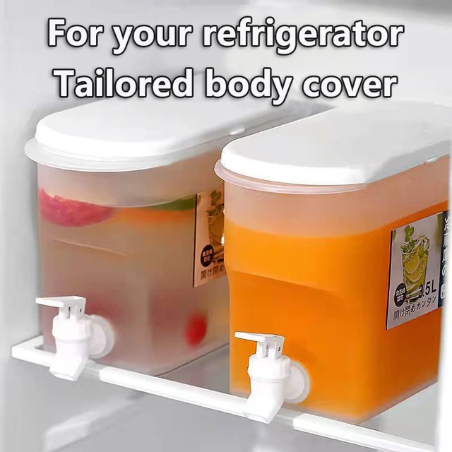 3.5L Water Kettle Or Faucet Beverage Dispenser Cold Juice Lemonade Drinks Bucket Liquid Storage Tank Outdoor Fridge Organizers 1