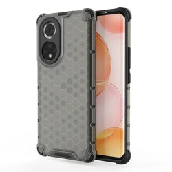 Custodia per telefono con armatura anti-shock, paraurti ibrido in TPU e retro trasparente in PC rigido