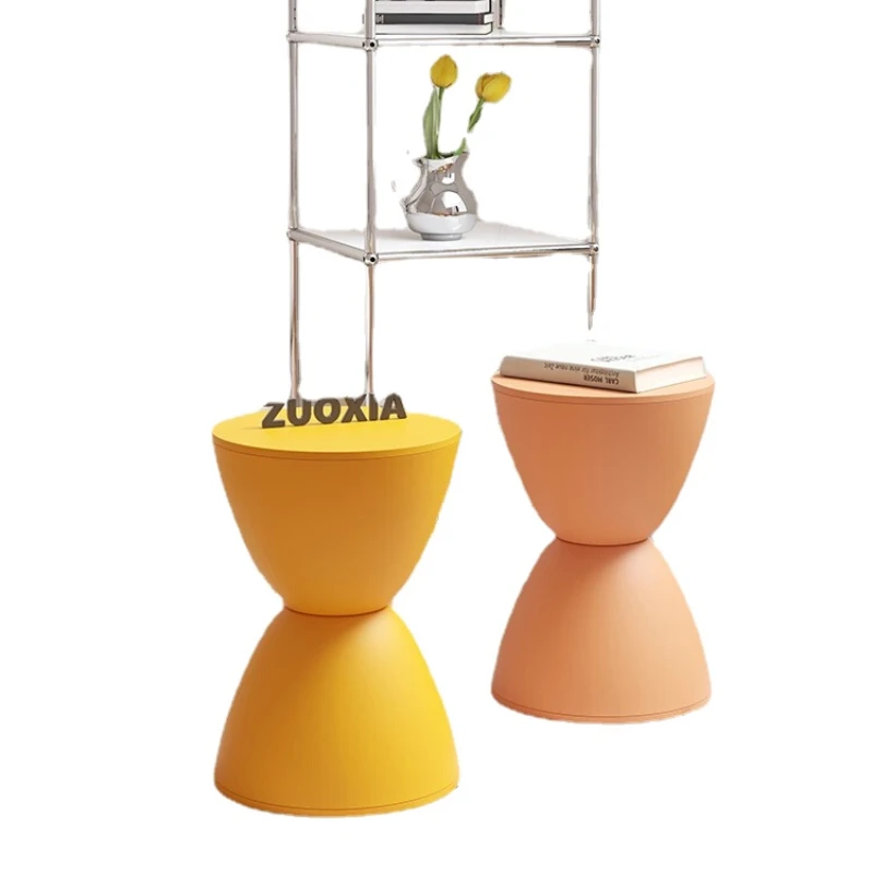 

Xl Entrance Home Living Room Bench Children's Low Stool Thickened Plastic Creative round Stool