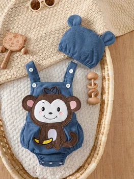 Monkey Baby Romper Set 1