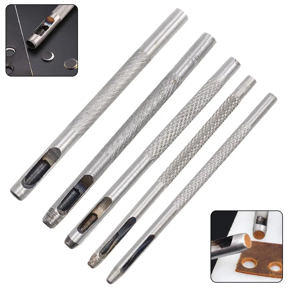 Leather Hole Puncher 1 Pc Round Shape Hole Punch Set Belt Watch Band Puncher Tool DIY 1.5-4mm