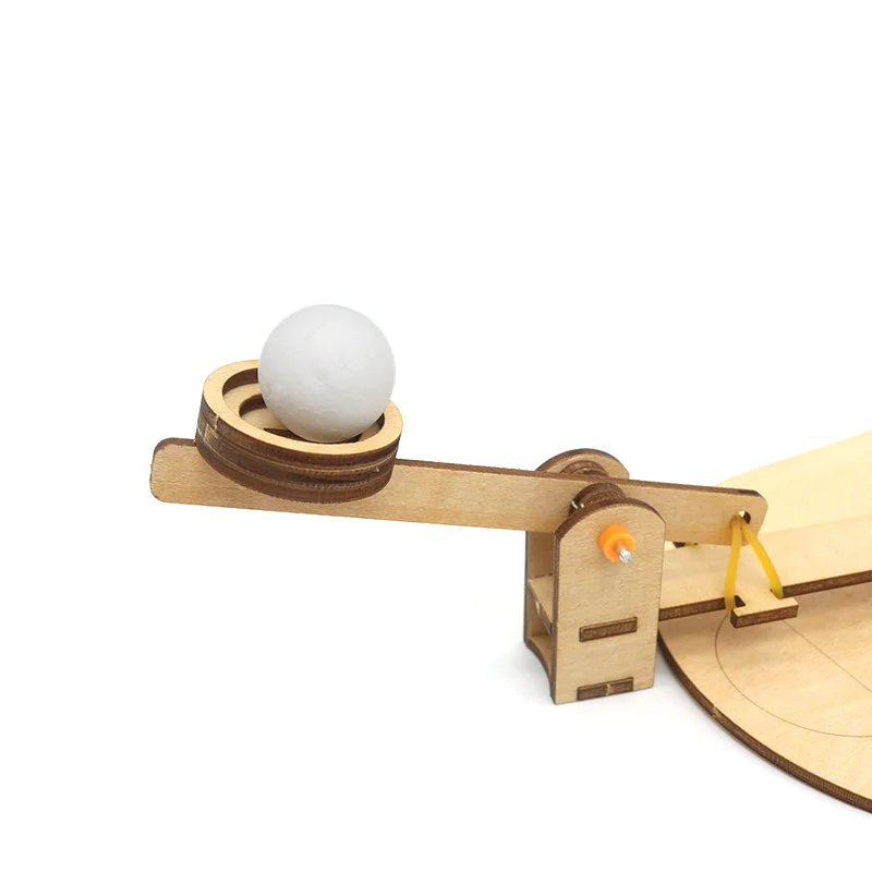 Diy Science Experiment Shooting Lever Principle Science and Technology Small Production Pupils Hand-assembled Educational Toys