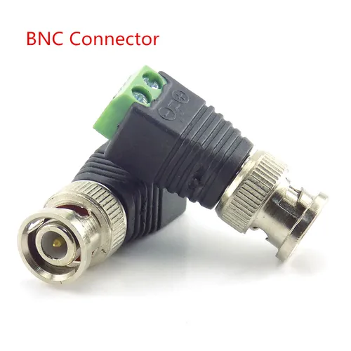DC 수 암 플러그 BNC 수 커넥터 플러그, CCTV DC 전원 케이블, 2.1x5.5mm BNC 어댑터, LED 스트립 조명 D6, 12V, 1 개, 2 개, 10 개 3