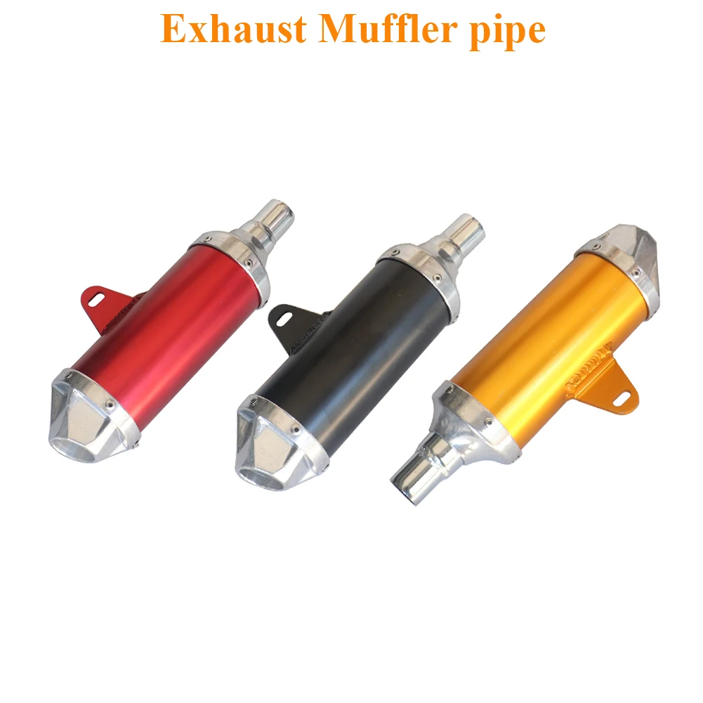 Silenziatore Di Scarico In Alluminio Tubo Silenziatore Per Bbl Style Chinese Kayo Bse Apollo Pit Bike Dirt Bike 50Cc 110Cc 125Cc