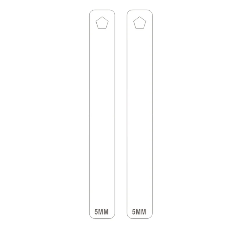 Pottery Clay Thickness Ruler Clay Depth Guide Pottery Tools 2mm/3mm/4mm/5mm/6mm Clay Depth Guide Pottery Tools