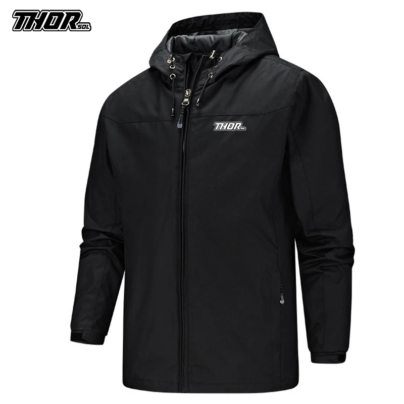 THORSOL Road Bicycle Windproof Coat Mountain bike Sportswear Motocross Windbreaker Cycling MTB Jacket Chaqueta Bicicleta Hombre