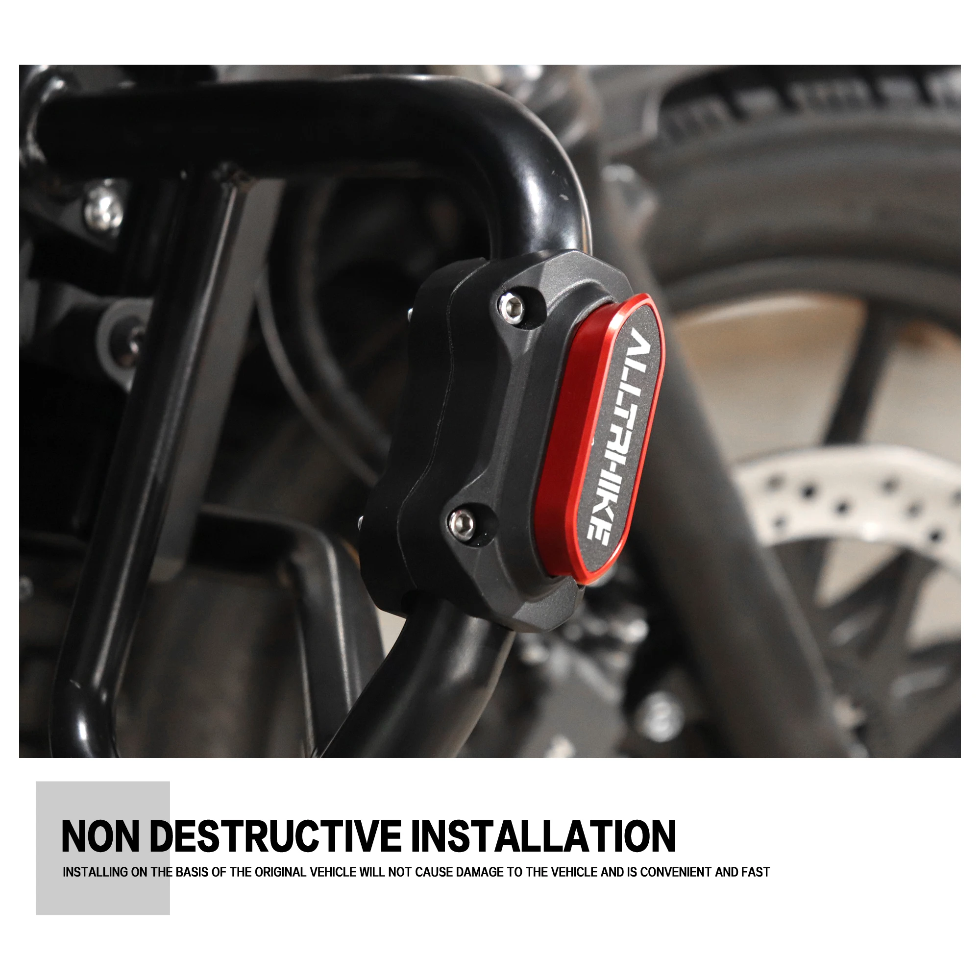 MORINI ALLTRHIKE 450 트림 블록(스프링 범퍼 프로텍터 포함) 안티 폴 블록 오토바이 Alltrhike450 안티 폴 블록