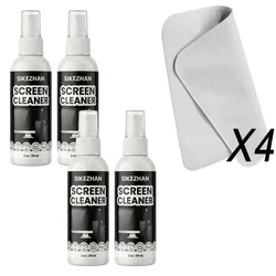 Gentle Streak - Free Screen Cleaning Kit with Microfiber Cloth - Safe and Portable 59ml (4 PCS)