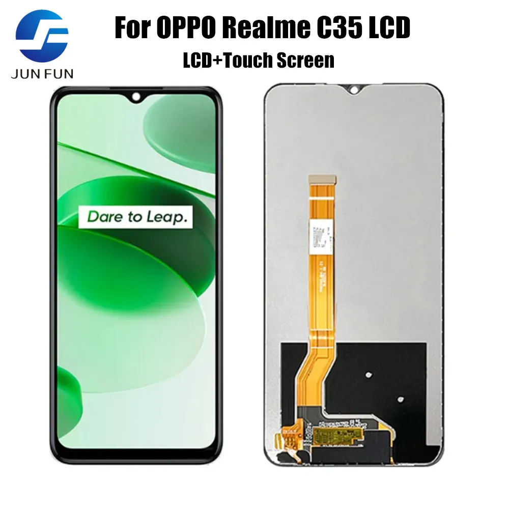 

6.6" LCD For OPPO Realme C35 RMX3511 LCD Display Touch Screen Digitizer Assembly Replacement For RealmeC35 LCD