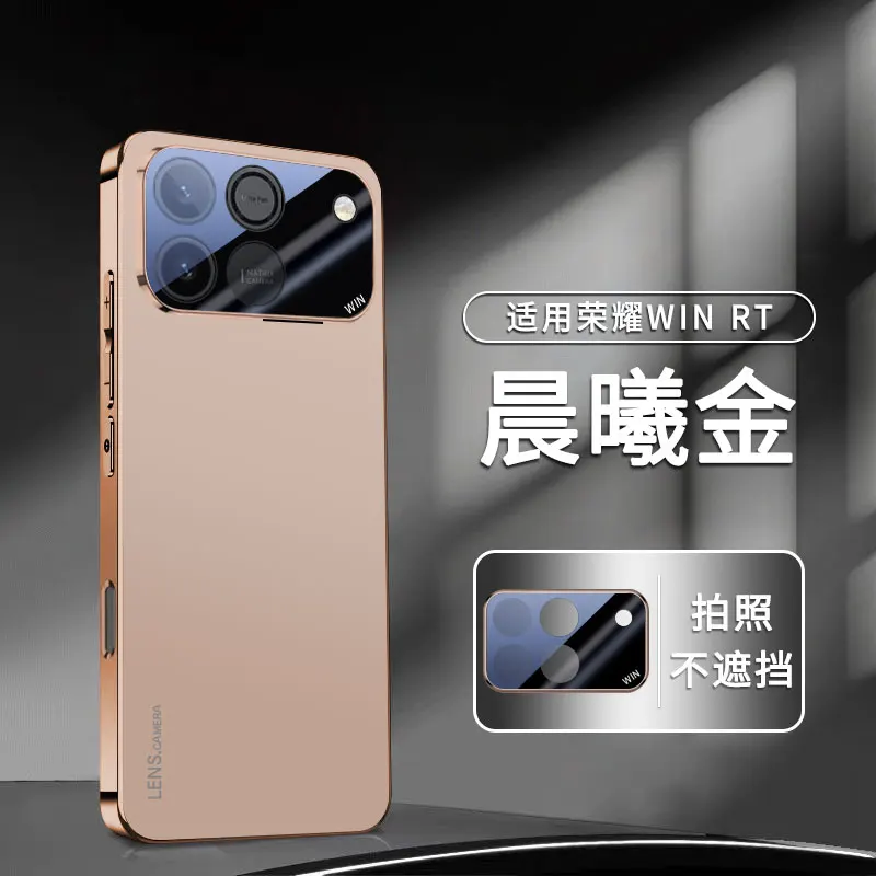 Luxury Electroplated Acrylic Case with Shockproof Bumper and Skin-Feel Lens Protection