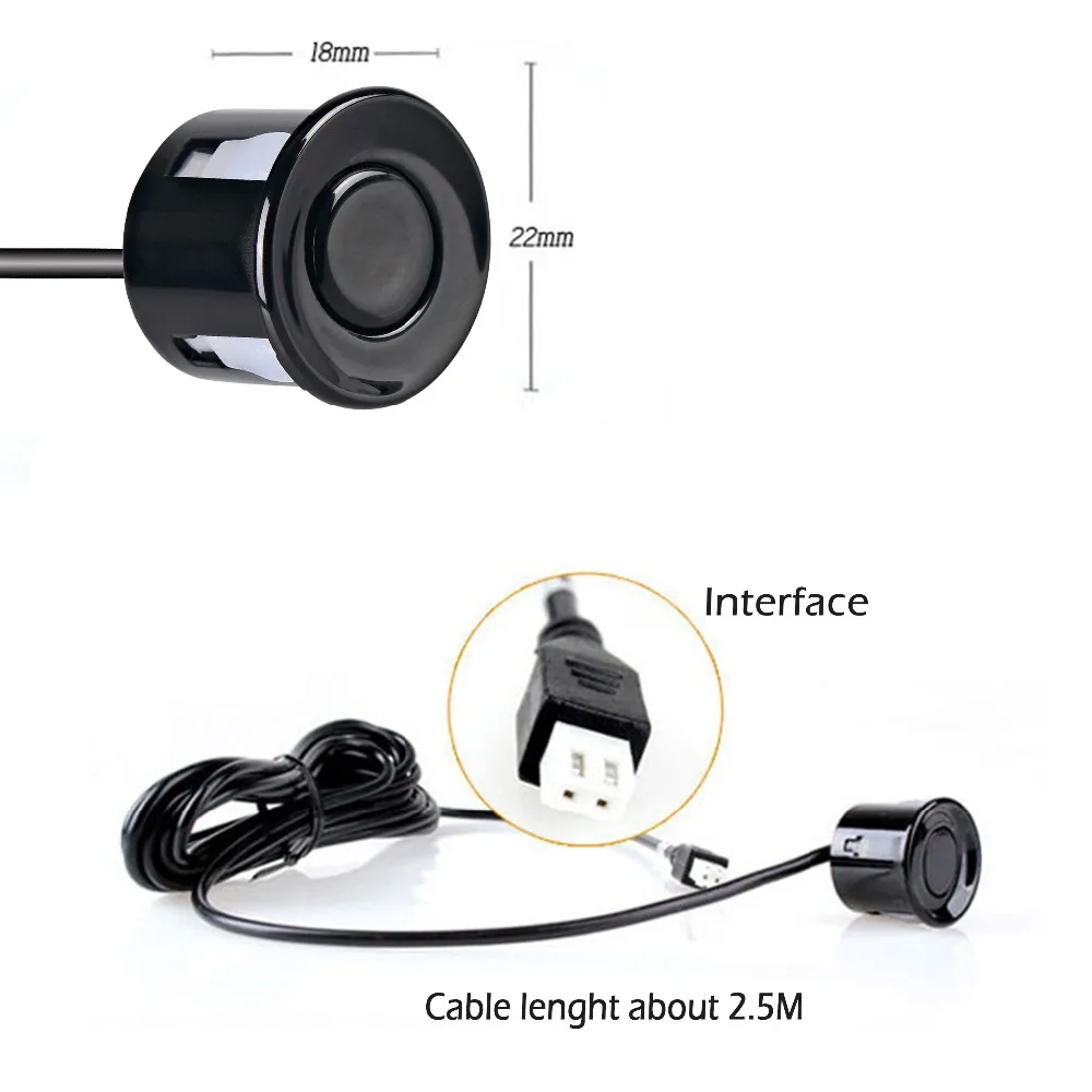 Car LED Parking Sensor parking sensor kit led parking sensor kit parking sensor car led parking sensor 1pc 22mm