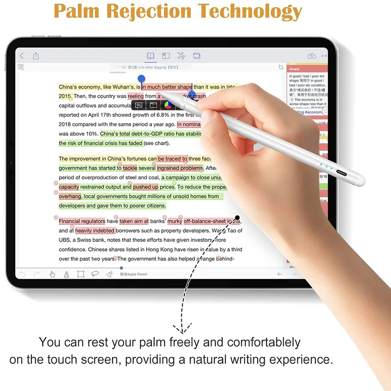 Stylus Pen iPad Stylus Touch Screen Stylus Stylus Pen For iPad/iPad Pro/iPad Air/iPad mini Smart Touch Pen for iOS Tablet Accessories Pencil