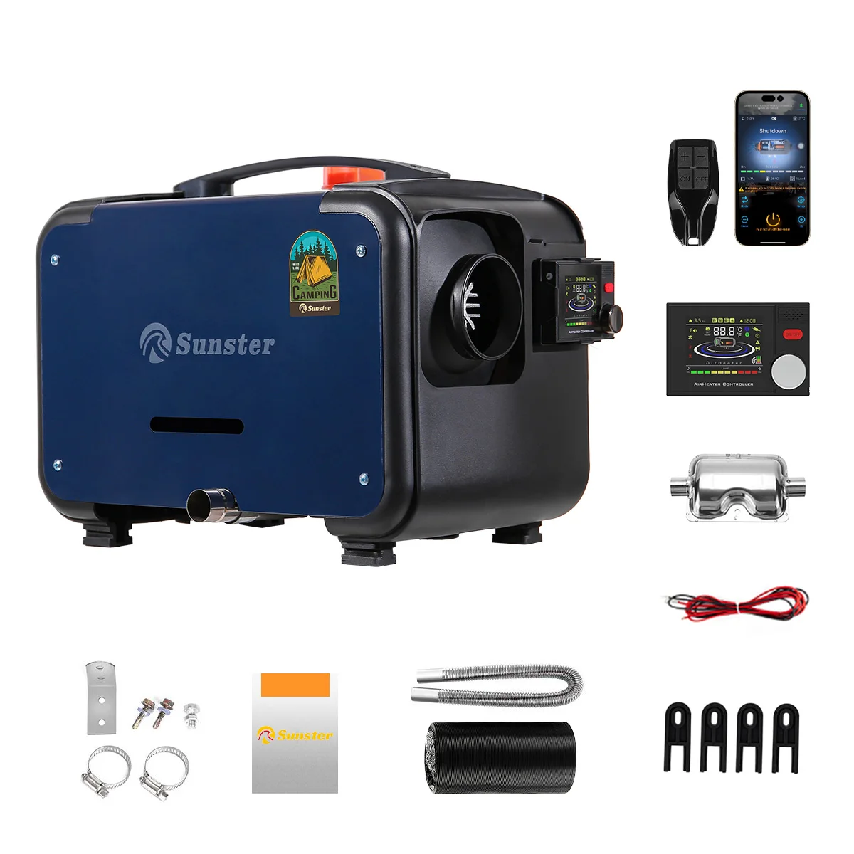 Sunster 8KW 12V e 24V e 110-240V Riscaldatore
