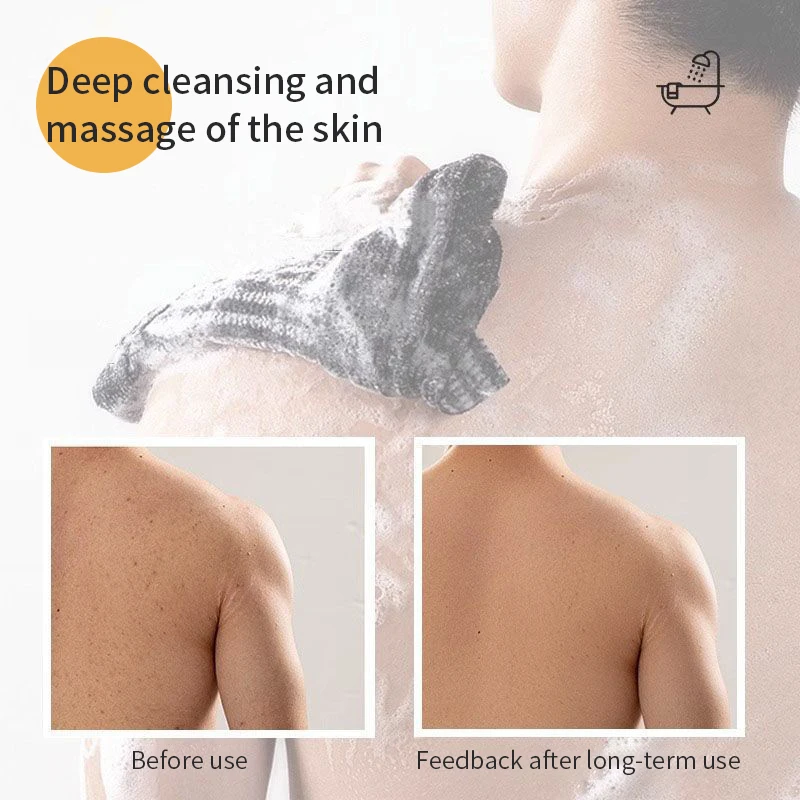 Japanese Rubbing Washcloth Bath Nylon Towel Brush for Back Towels Exfoliating Scrub Shower Sponge Body Bathroom Accessories 4