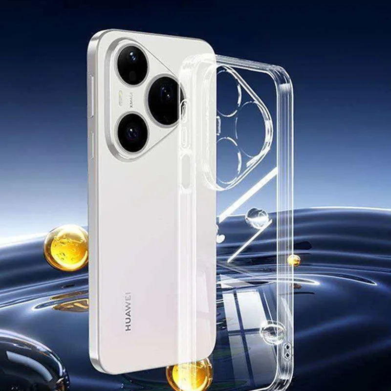 Ultra Thin Transparent TPU Soft Back Cover - Clear Case