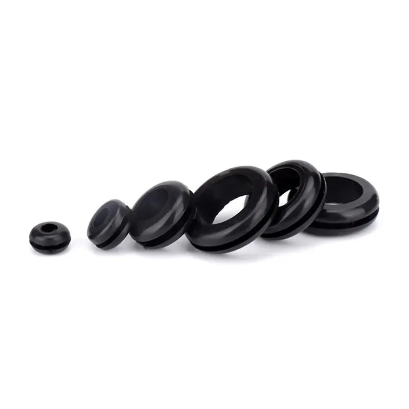 Rubber Seal Ring 20pcs Thickness Oil Sealing Grommet Gasket for Protects Wire Cable Hole Protection Ring Shim Washer Hardware