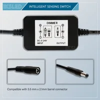 LED Knob Dimmer Switch 5V DC USB Female to Male Extension Cord with Rotary ON OFF Controller White Black for LED Strips Lights - Image 4
