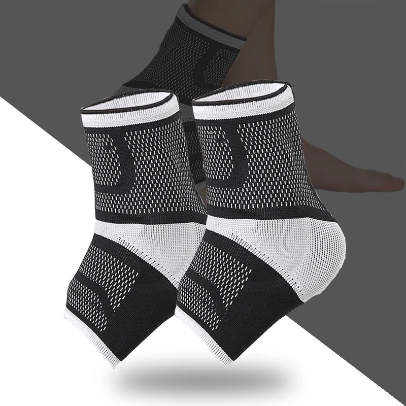 

2 Pcs Gym Fitness Football Ankle Support Basketball Ankle Brace Compression Cycling Running Ankle Wrap Strap Protector