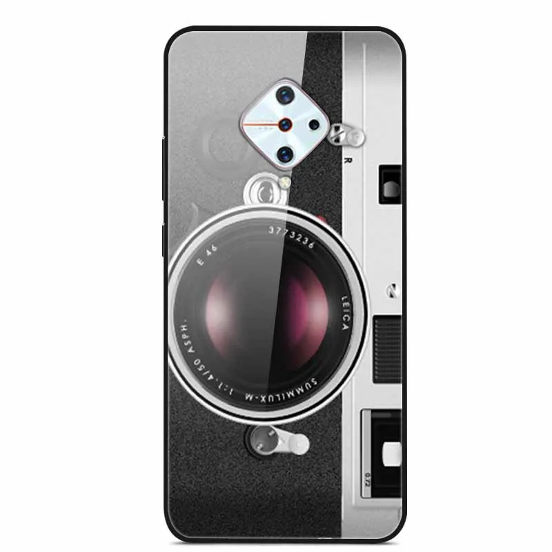 Premium Tempered Glass Back Case with Soft Bumper