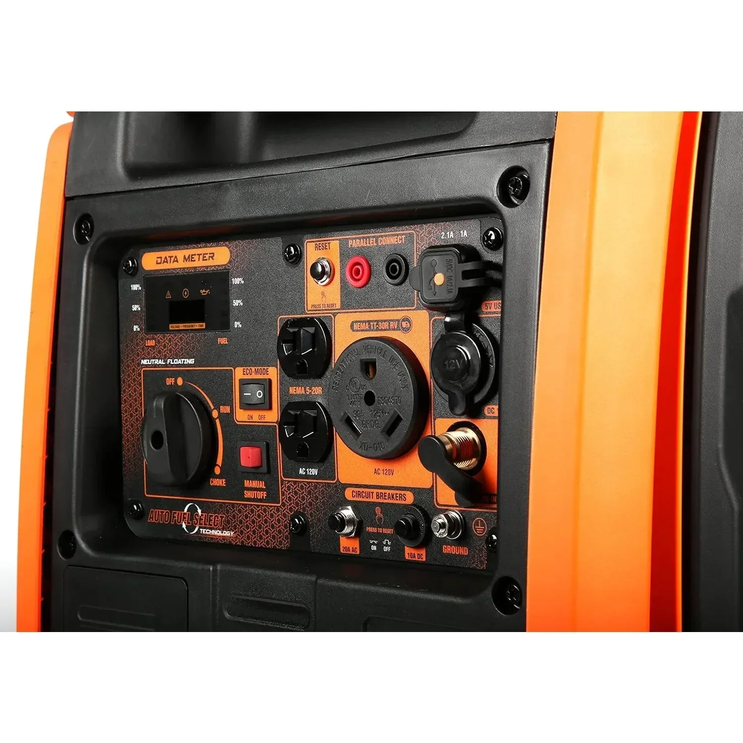 New WEN DF450i Super Quiet 4500-Watt Dual RV-Ready Portable Inverter Generator with Fuel Shut-Off | USA | NEW