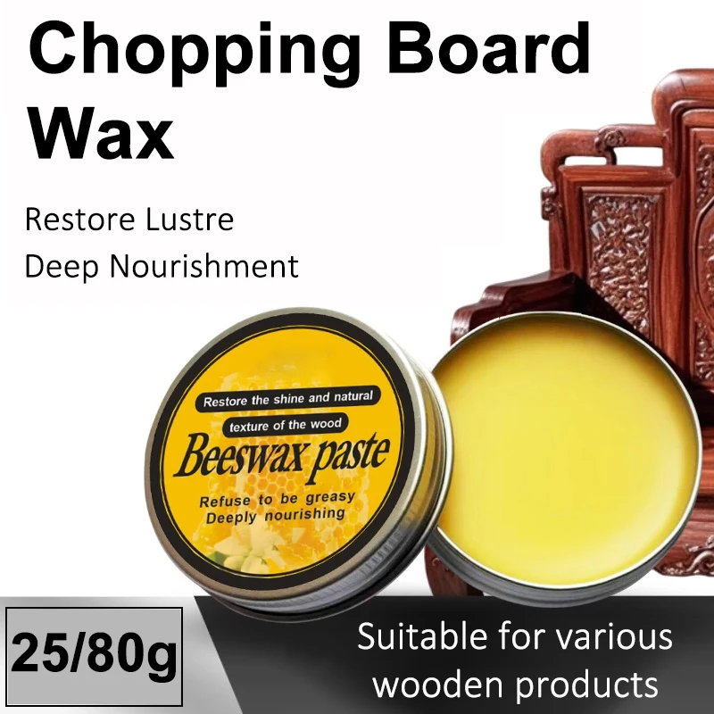 Cutting Board Wax Household Furniture Maintain Polisher Wood Wax Oil Protective Multipurpose Kitchen Cutting Board 3/25/80g wood wax wood wax oil wood care wax spray