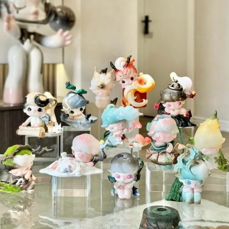 Echte POPMART Dimoo Elegante Moonlit Breeze Serie Blind Box Kawaii Anime Figur Trendy Sammeln Spielzeug Desktop Dekoration – Detail 2