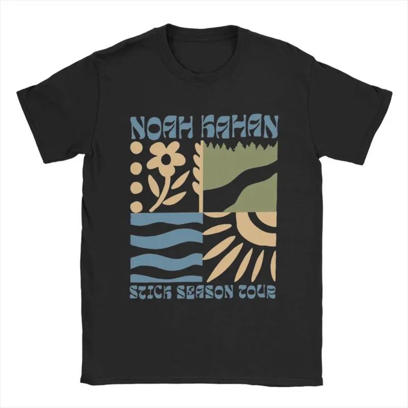 

Men T-shirts Noah Kahan novelty cotton tee shirt Short Sleeve T shirt round neck clothing unique