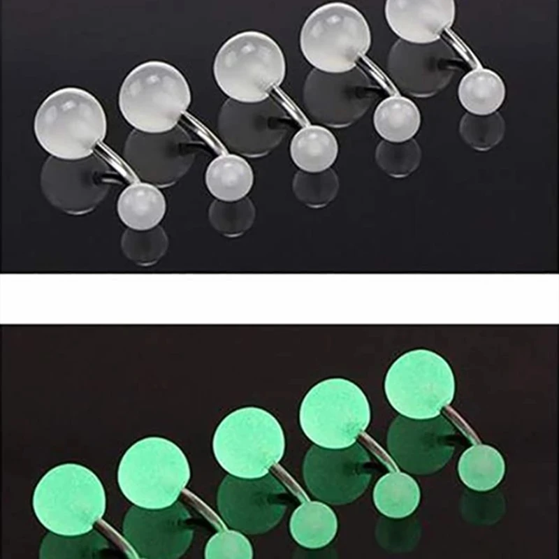 Plastic Belly Button Piercing Acrylic Piercing Navel Plastic Belly