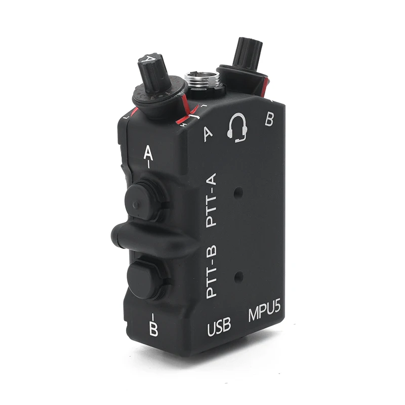 Tactical MPU5 Metal Dual PTT Function CNC Radio PTT for AMP