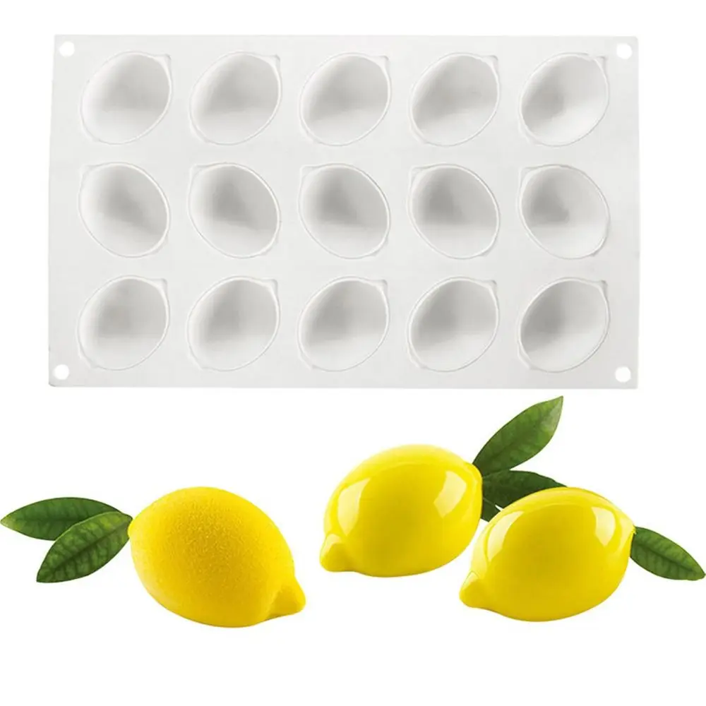 

Силиконовая форма для выпечки хлеба, кекса, мусса, торта, лимона, фруктов, 15 ячеек