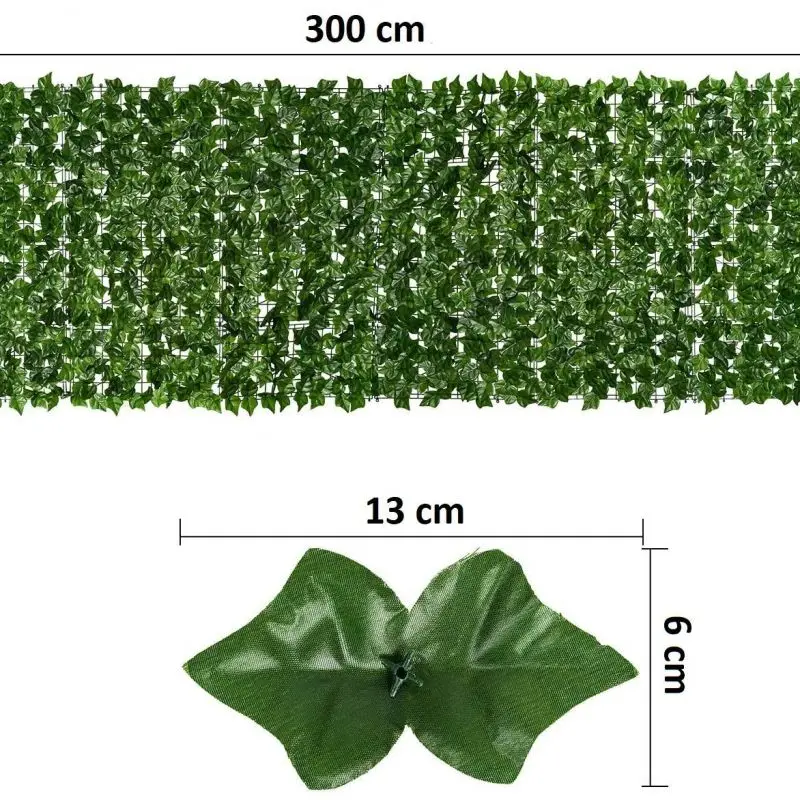 Artificial Leaf Privacy Fence Roll Wall Landscaping Fence Privacy Screen Outdoor Garden Backyard Balcony