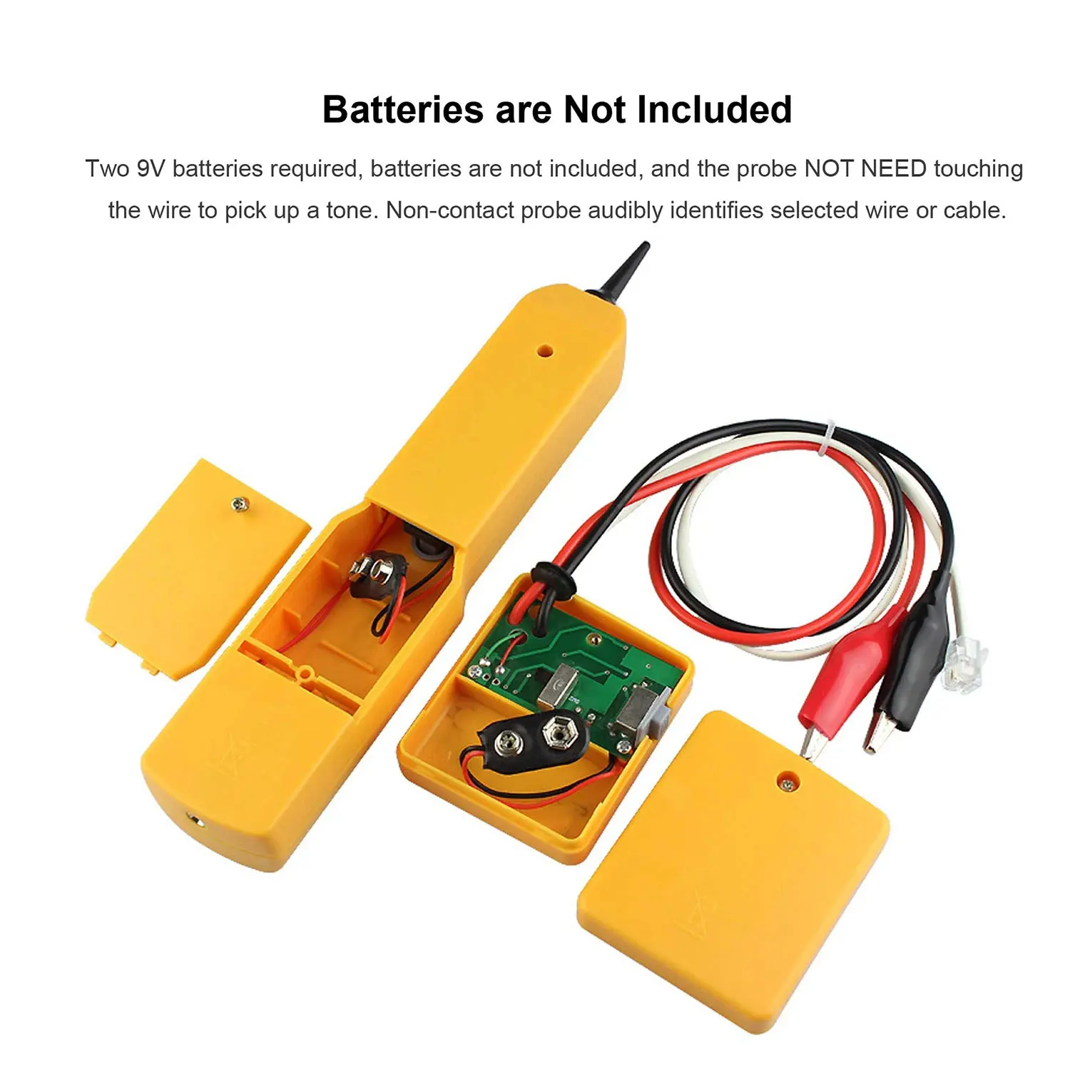 Multifunctional Network Telephone Line Cable Trackers Sensors Receiver Set Line Finder Detector Tool with Storage Bag 5