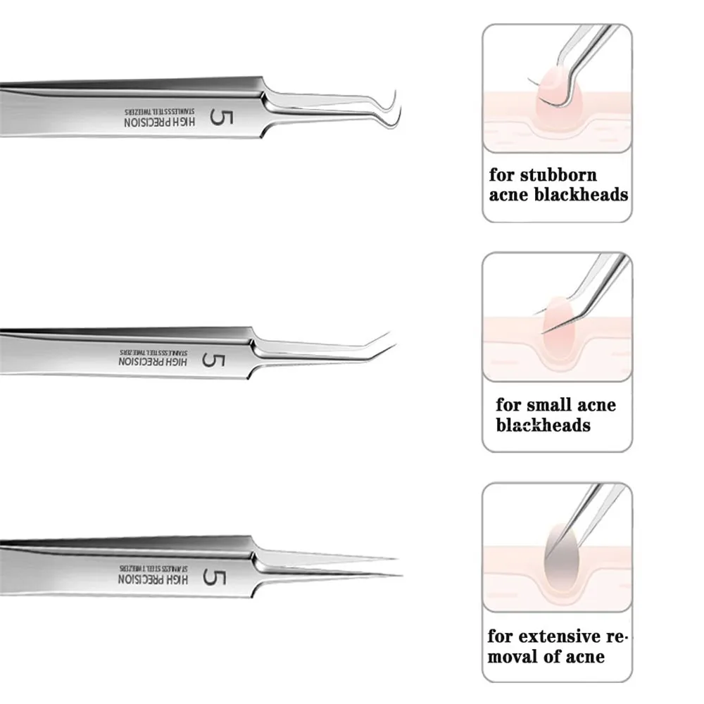Pimples Blackhead Tweezers Beauty Salon Tools