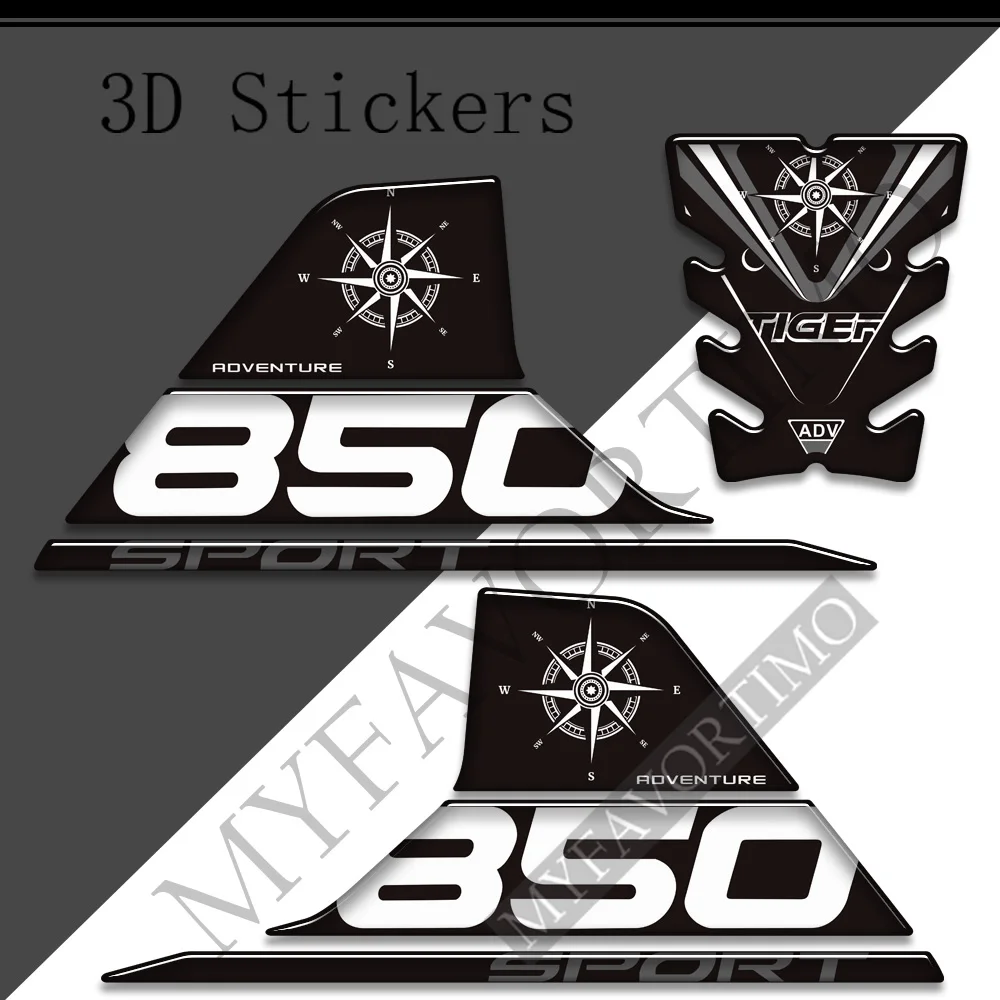 Pad Serbatoio Per Triumph Tiger 850 Sport Tankpad Adesivi Decalcomanie Protezione Protector Knee Kit Olio Gas Carburante