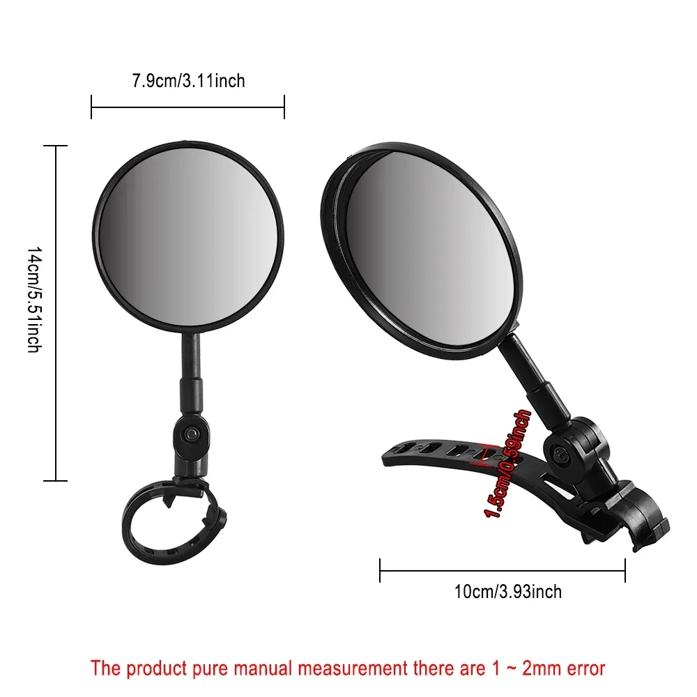Rückspiegel für Ninebot Max G30 G3 G2 F3 E3 ZT3 F20 F30 F40 für Xiaomi M365 1S Mi3 Elektrische Roller Sicherheit ansicht Spiegel Teile – Detail 6