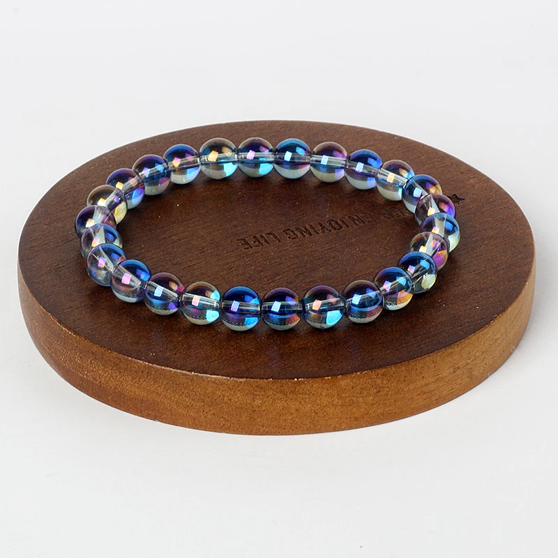 Natural Energy Flash Stone Labradorite Bracelets for Women Fashion Handmade Couple Bracelets Men Reiki Moonstone Jewelry Pulsera - Image 6