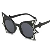 Hip Hop Stylish Women Sunglasses Bat Shape Rhinestone Decoration Sun glasses Female Stage Show Cool Sunglasses 6