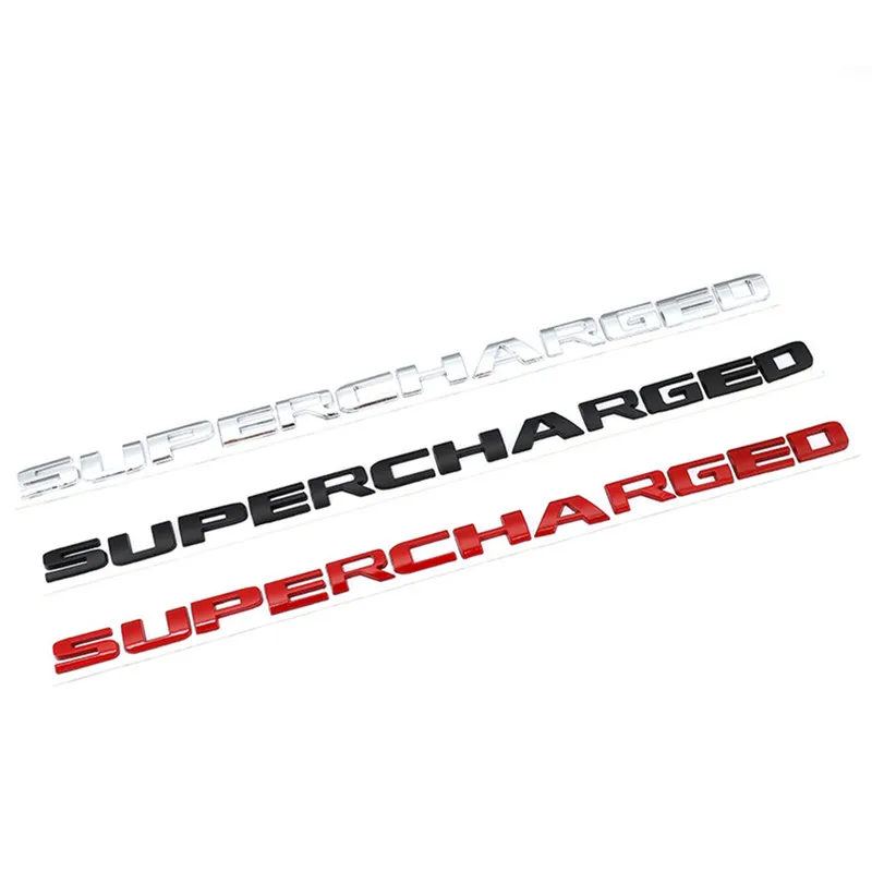 3D Metal Car Sticker Emblem Auto Badge Decal For Land Rover Jeep Supercharged Logo Volkswagen VW Audi A3 A4 A5 A6 Q3 Q5