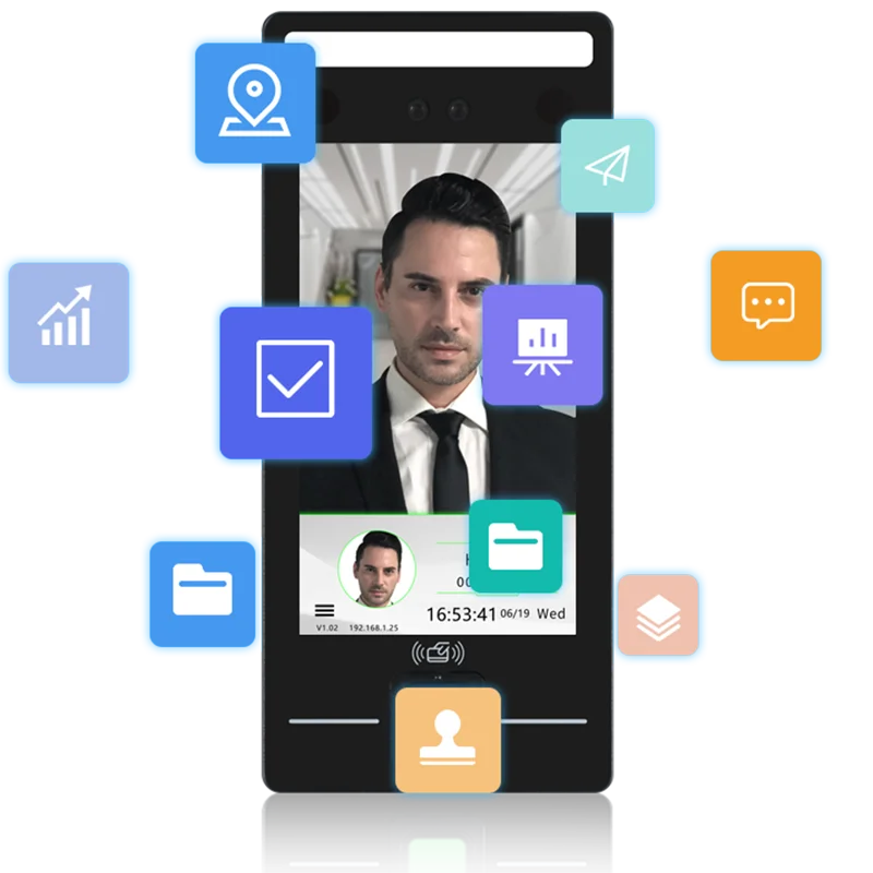 Face Id Access Recognition System Biometric Card Reader Access Control Door System