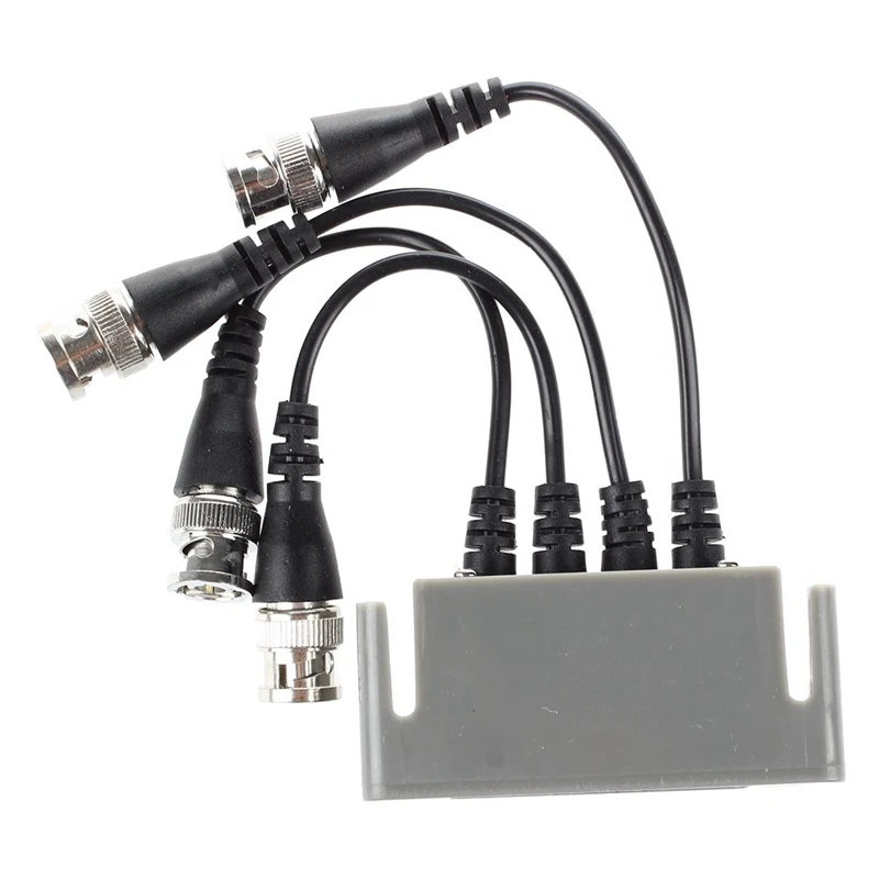 2X 4-Channel Video Balun BNC UTP CAT5 Transmitter For CCTV/ Surveillance Camera Trend