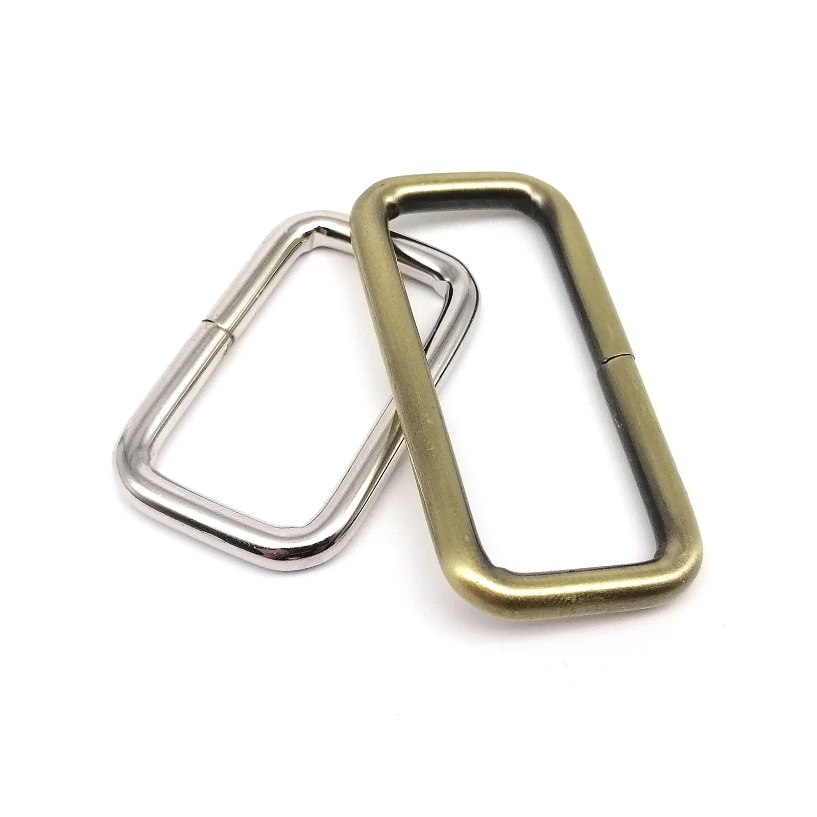 Metal Buckle Handbag Leather Bag Strap Belt Webbing Dog Collar Chain Rectangle Square O D Ring Clasp DIY
