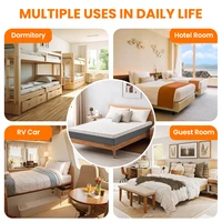 Queen Size Mattress, Memory Foam Mattress，Medium Firm  with Bamboo Cool & Washable Cover - CertiPUR-US Certified for Support 5