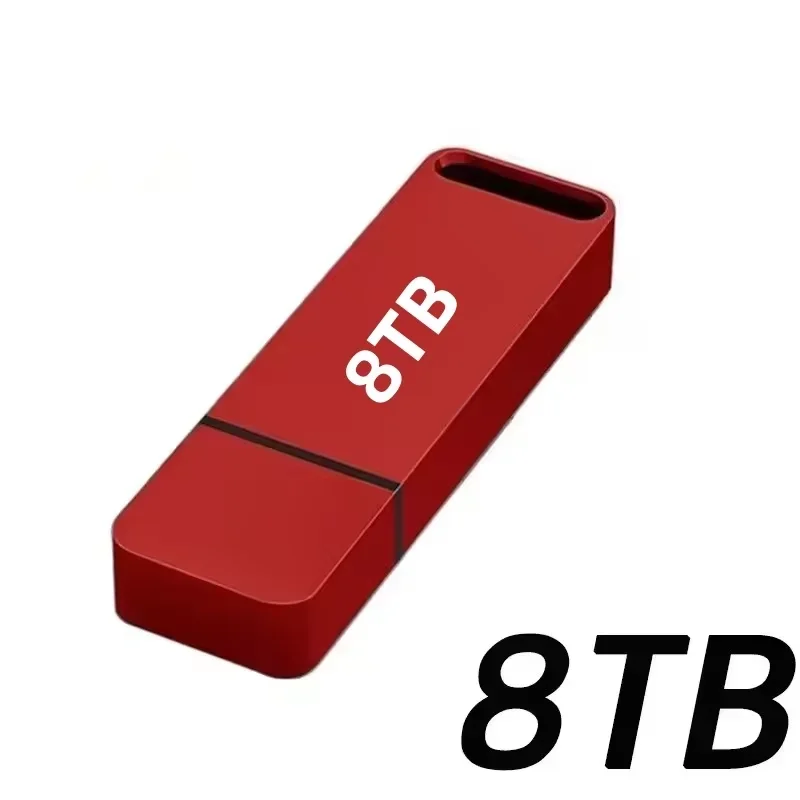 High-Speed 16TB Metal USB3.2 Flash Drive - Large Capacity Portable Memory Pen Drive