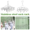 Steel Windproof Clothespin Laundry Hanger Clothesline Dryer Bra Towel Rack Clothes Airer Peg Hook Drying Sock P2i5 6