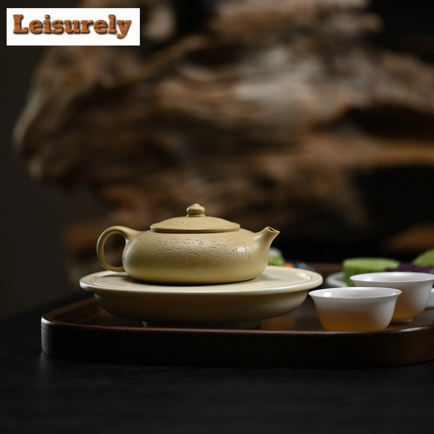 170ml Ancient Yixing Purple Clay Teapots Famous Artists Handmade Han Jiang Pot Raw Ore Motoyama Green Mud Kettle Zisha Tea Set