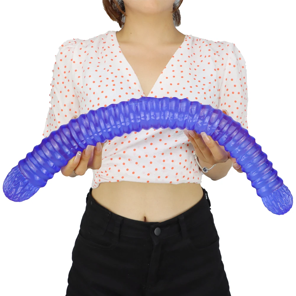 56cm de comprimento cabeça dupla vibrador enorme silicone longo anal vibrador but plug erótico adulto brinquedos sexuais para mulheres masculino ânus dilatador anal plug