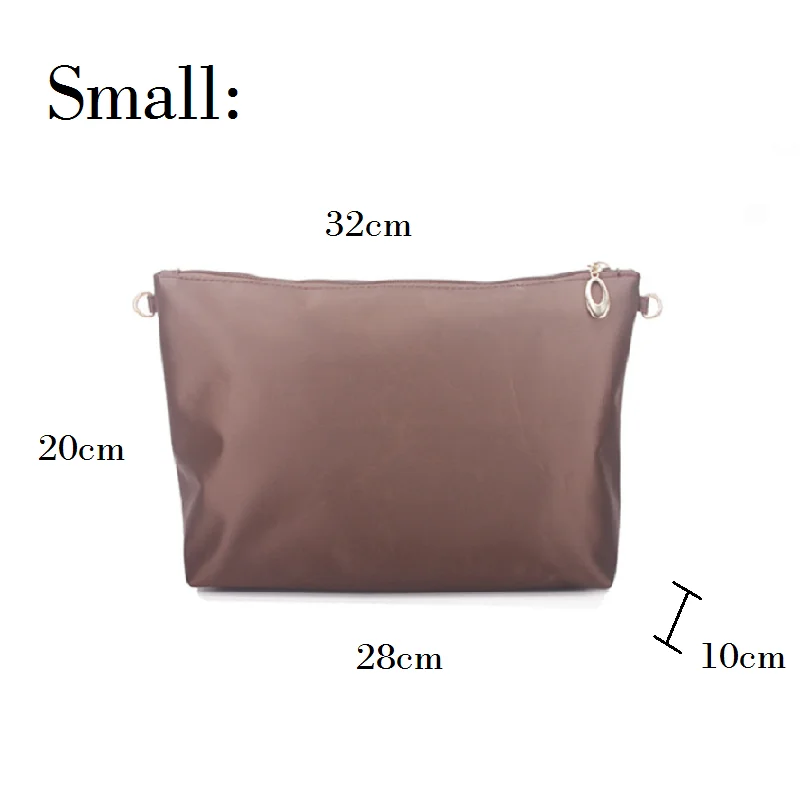 Organizer Per Borsa In Feltro Beige – 30x16x17 Cm Con Scomparti E Tasche Rimovibili
